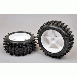 Super Grip Noppenreifen verklebt FG Marder Buggy 2WD 4WD 06225/06 6225/6