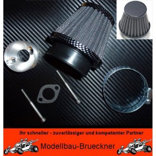 Tuning Racing Luftfilter Set Carbon Look FG MCD Zenoah CY Motor