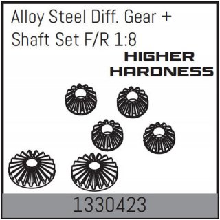 ULTRA-HARD Stahl Differential Zahnradsatz v/h ASSASSIN TORCH 1:8 Absima 1330423