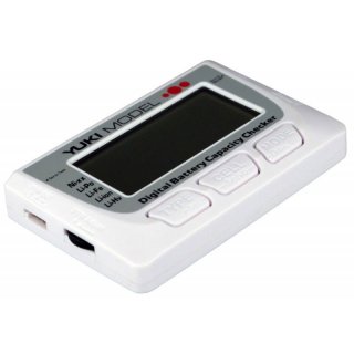 YUKI MODEL LiPo Checker 1-8s LiXX NiXX ESC Servo Tester Balancer Lipo NiMh Akku