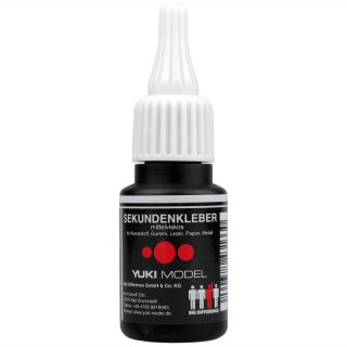 YUKI MODEL Sekundenkleber mittelflssig 20g f. Kunststoff Glas Metall