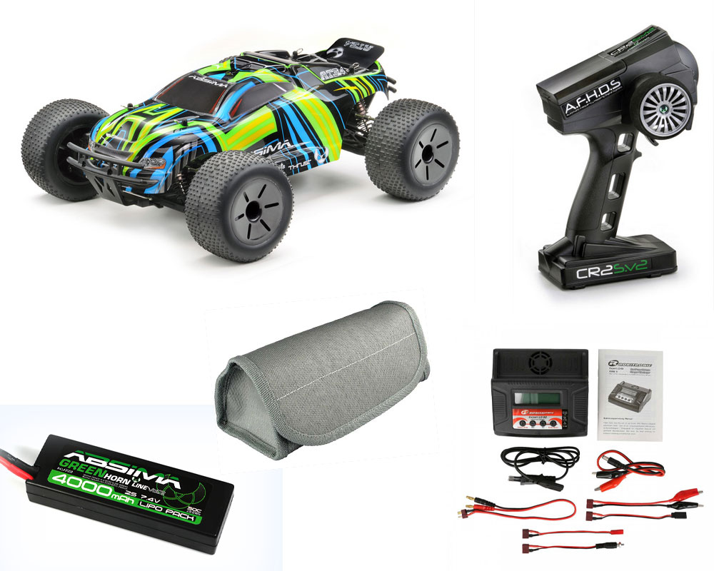 Truggy Brushless 4WD RTR SET